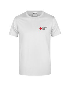 DRK T-Shirt weiß, Druck Kompaktlogo VS
