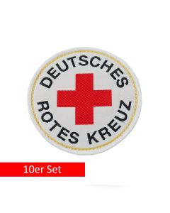 DRK Rundlogo 8 cm rund - 10er Set