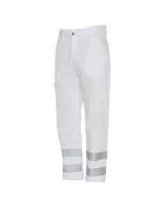 Stretchhose Premium weiß - stark schmutzabweisend